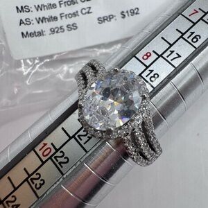 Ryze Party Elegant Silver CZ Ring